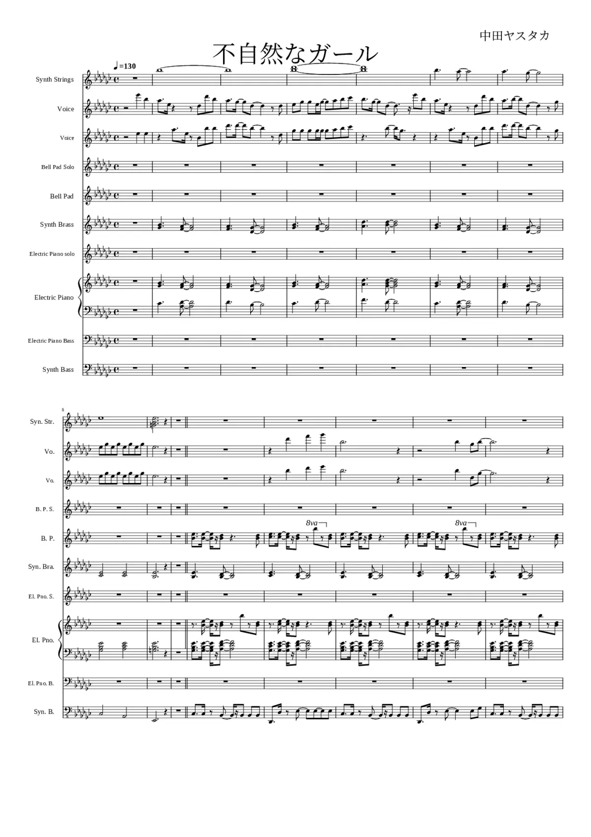 äèªçãªãã¼ã (Fushizen na GiRL) - Page 1