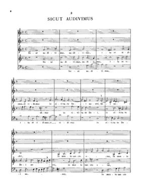 Sicut audivimus