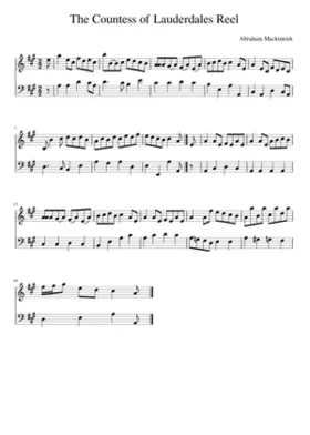 The Countess of Lauderdales Reel