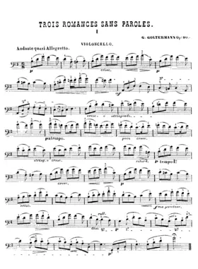 Trois Romances sans Paroles, Op.90