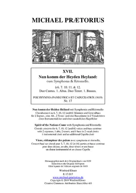 Nun komm der Heiden Heiland