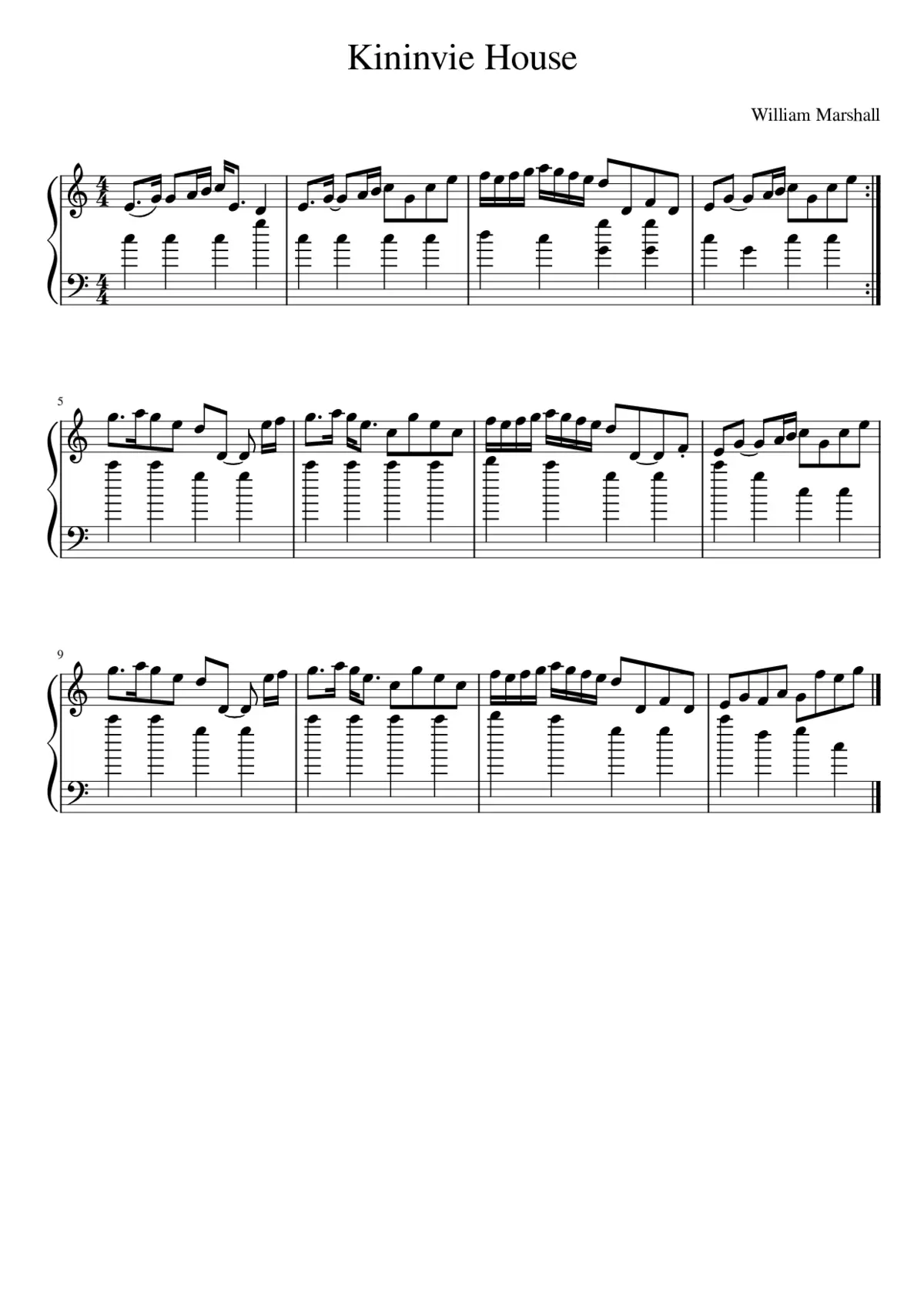 Kininvie House - Page 1