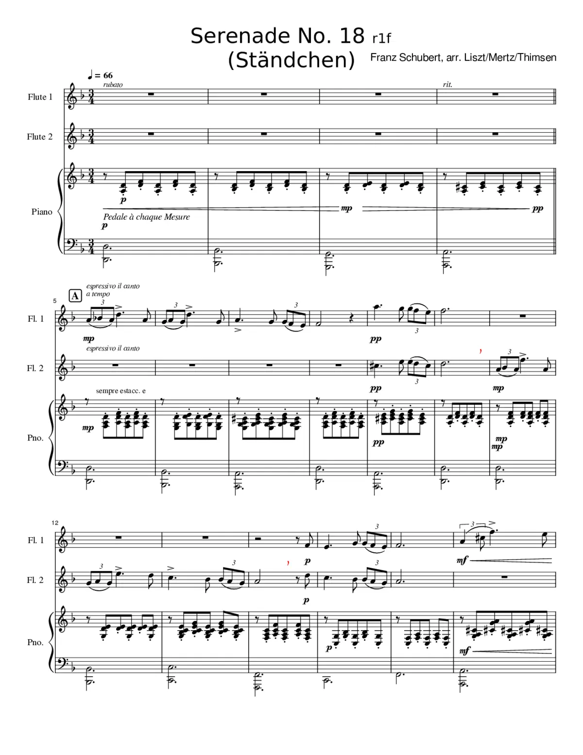 Ständchen D.889 - Page 1