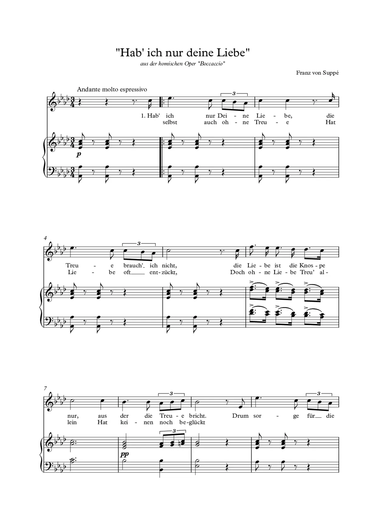 Hab ich nur deine liebe - Page 1