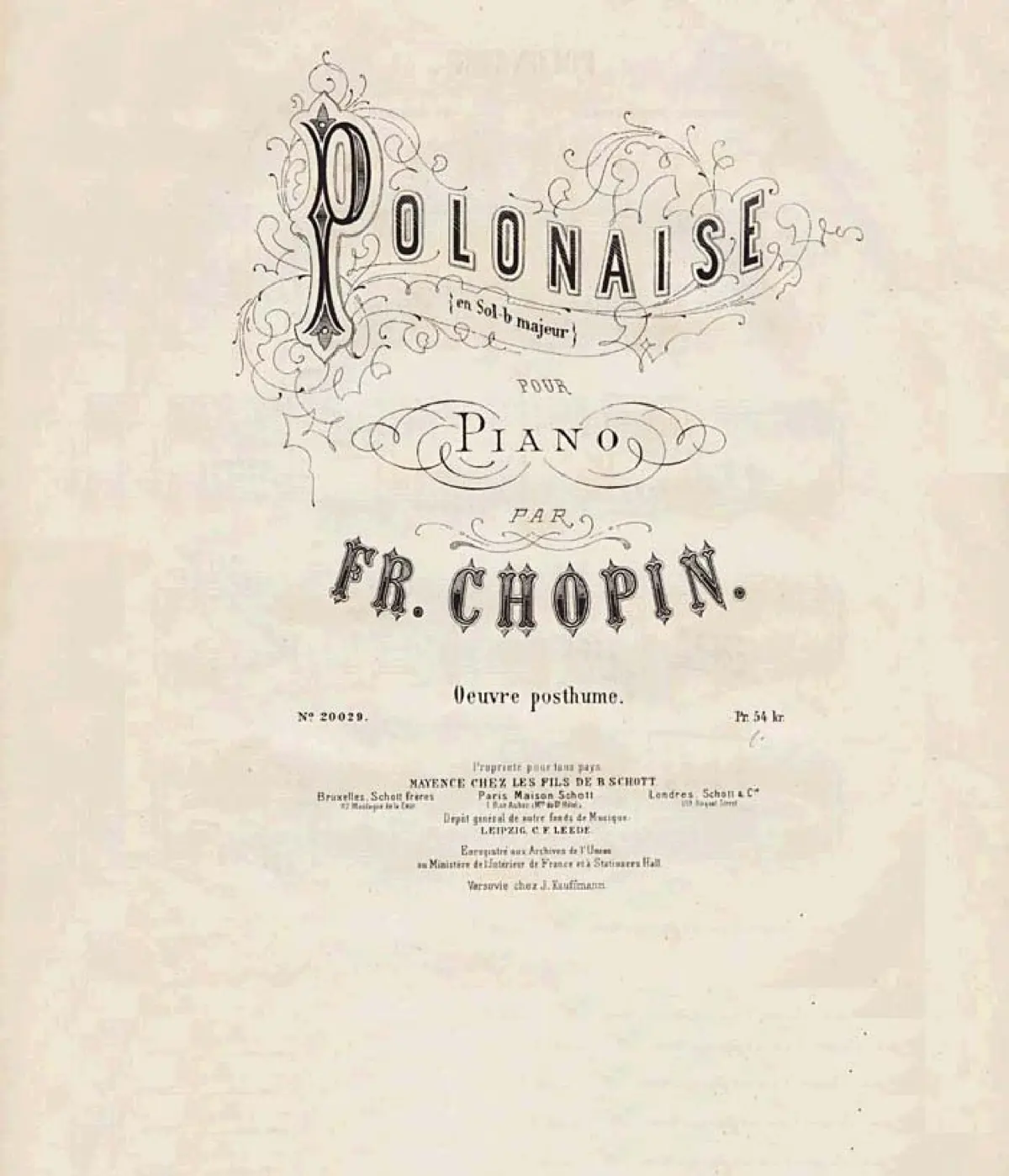 Polonaise in G-flat Major (P1-8) - Page 1