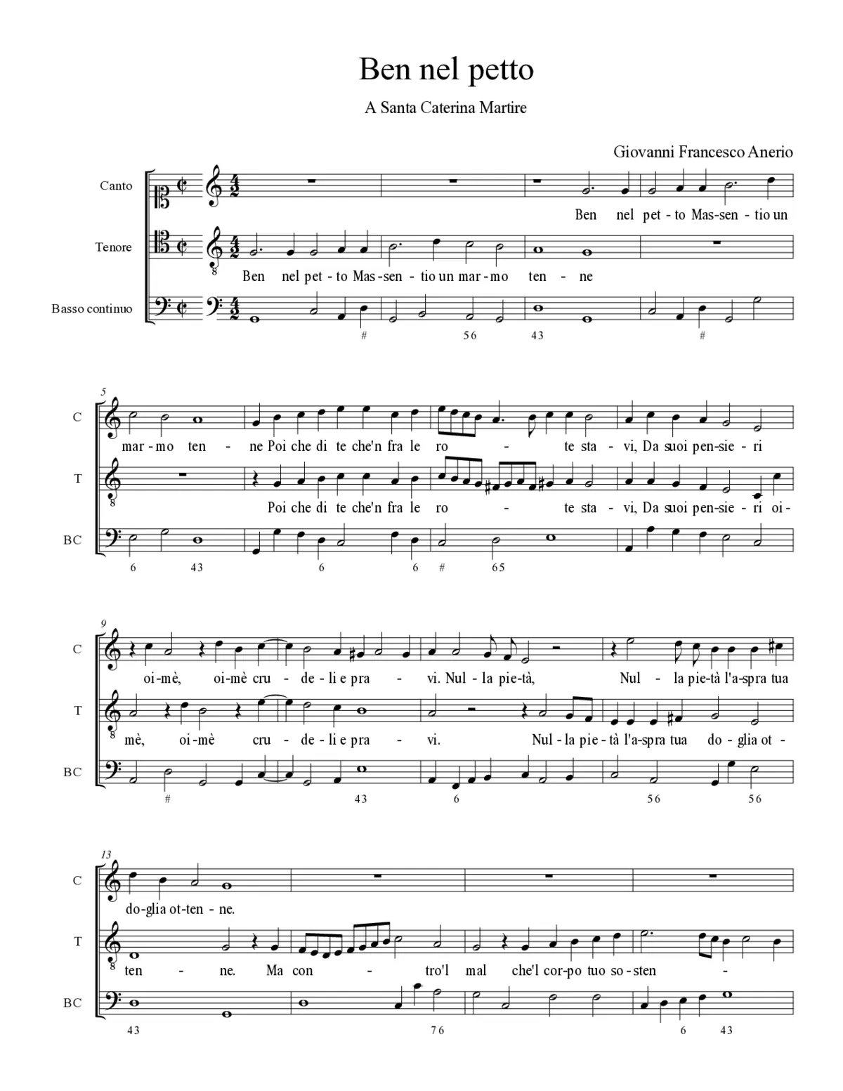 Ben nel petto - Page 1