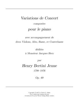 Variations de Concert