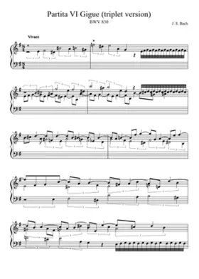 Partita in E minor BWV 830