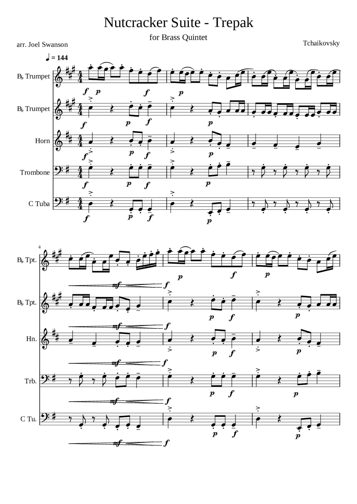 The Nutcracker (ballet) Op.71 - Page 1