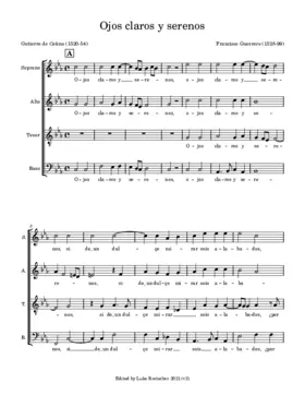 Ojos claros y serenos