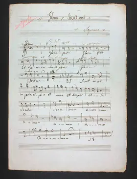 Gloria Patri et Sicut erat