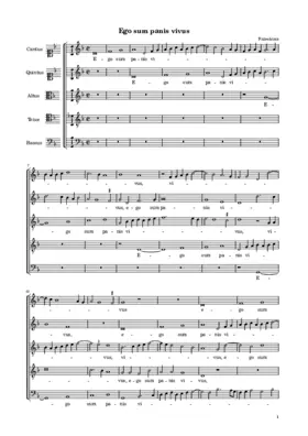 Ego sum panis vivus 5vv