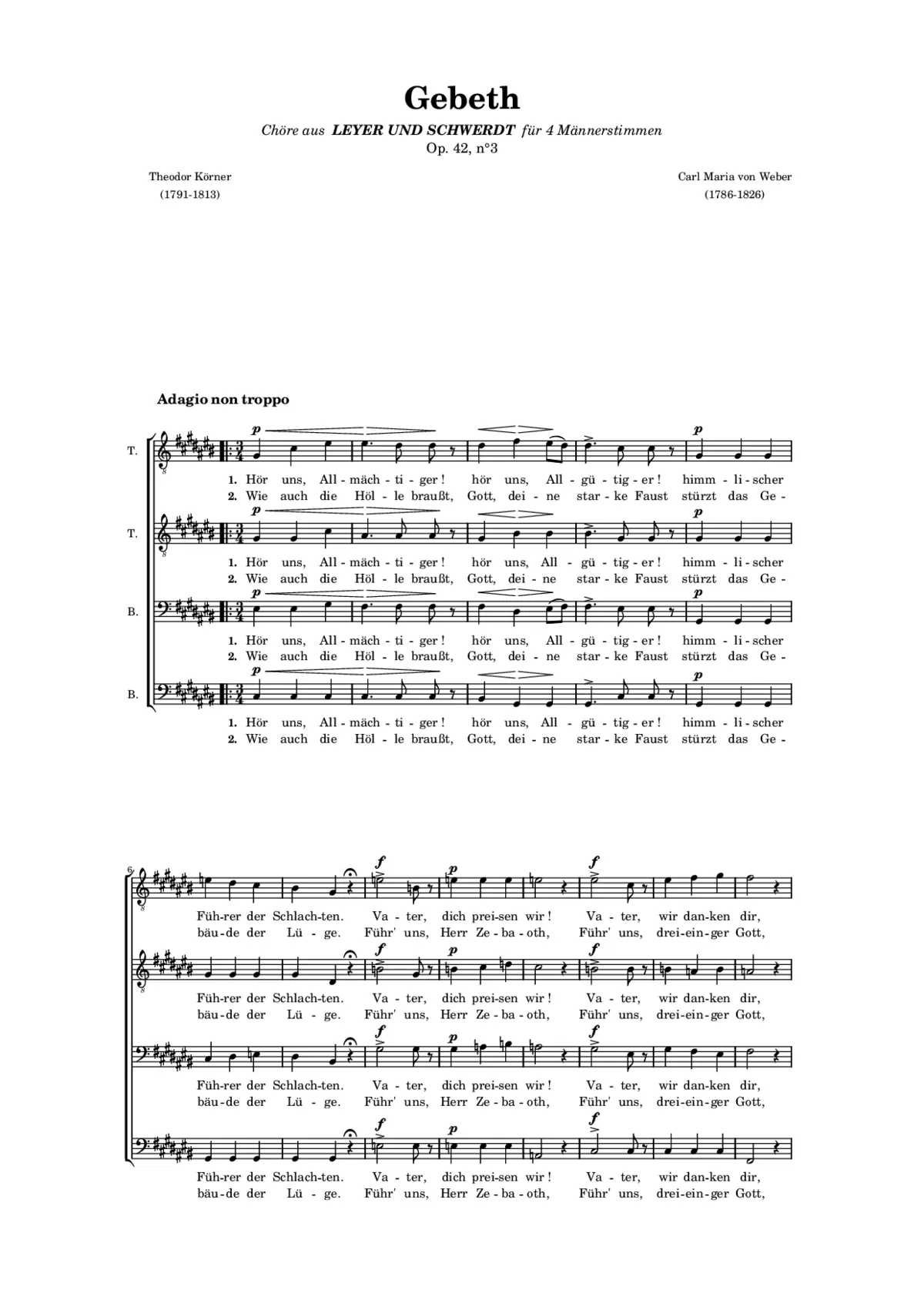 Gebet vor der Schlacht - Page 1