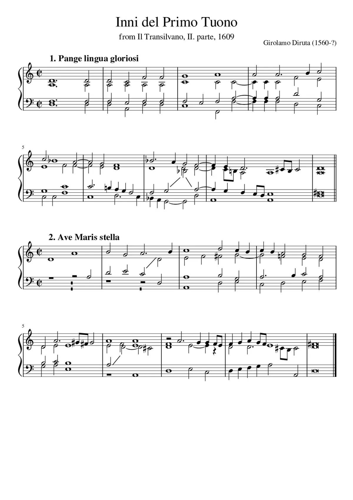 Inno del Primo Tuono - Page 1