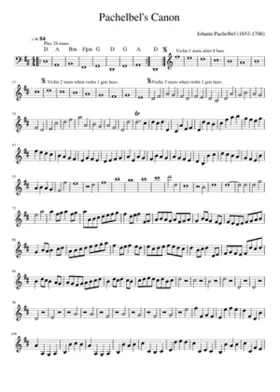 Canon and Gigue in D major P.37