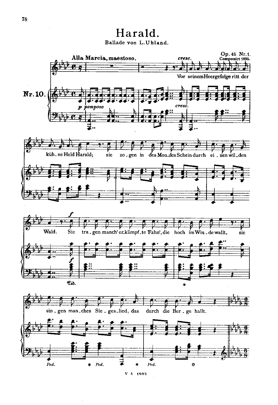 2 Balladen, Op.45 - Page 1