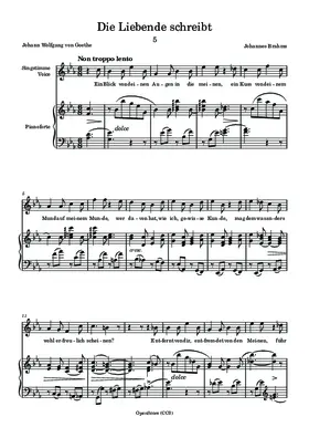 Die Liebende schreibt