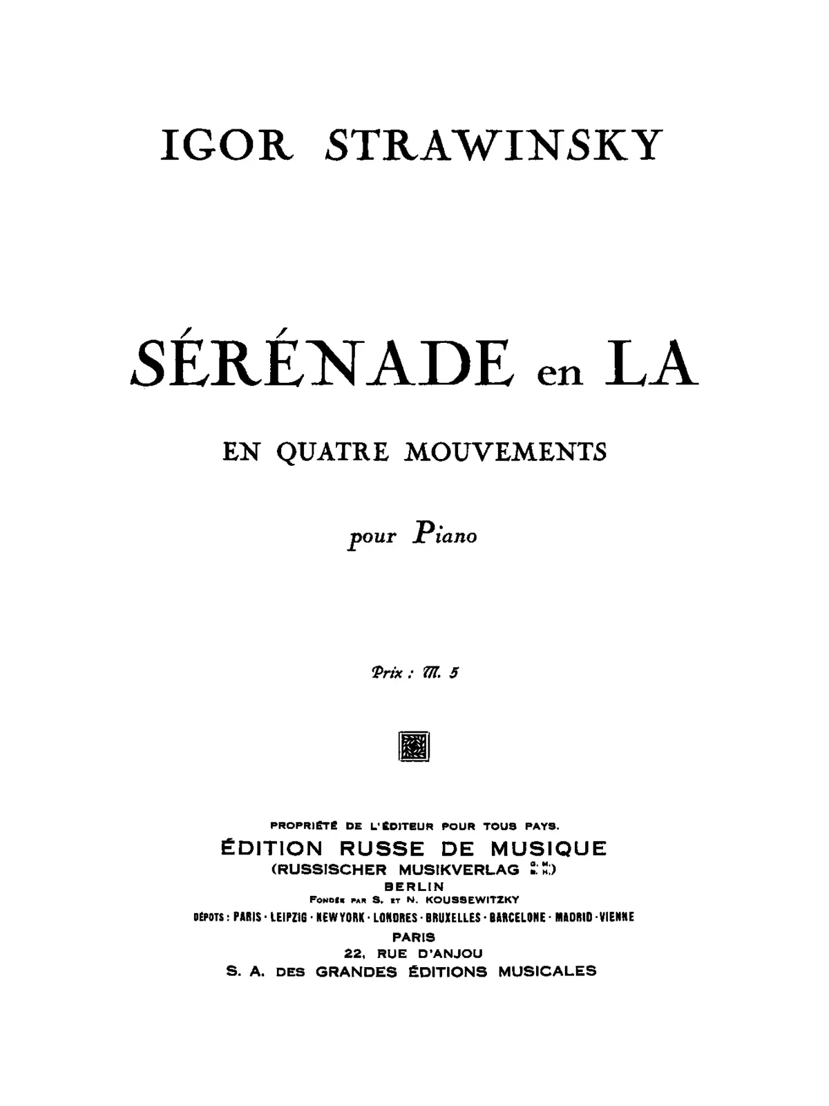 Serenade - Page 1
