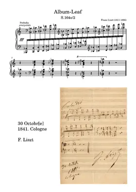 2 Album-Leaves, S.164o