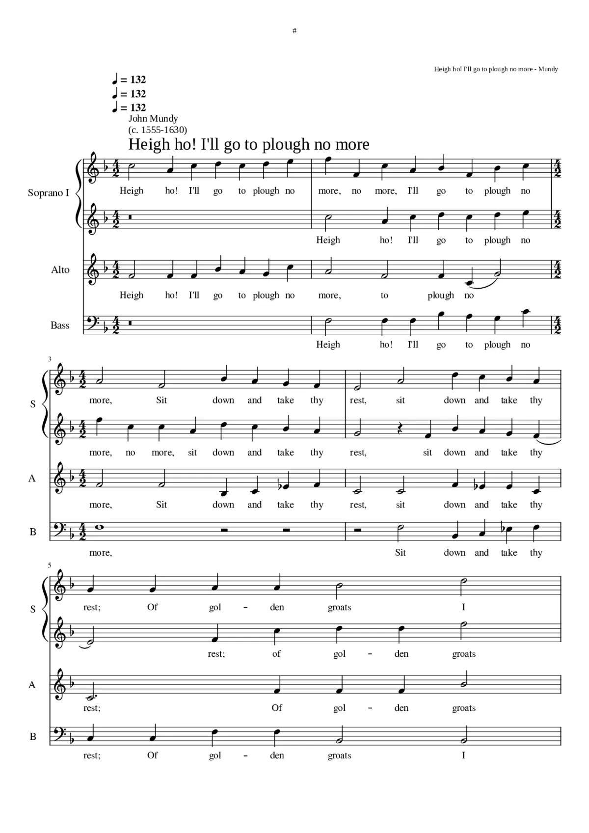 Heigh ho! I'll go to plough no more - Page 1