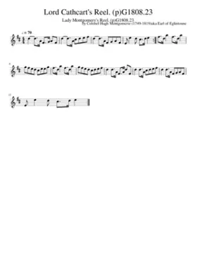 Lord Cathcart's Reel. (p)G1808.23