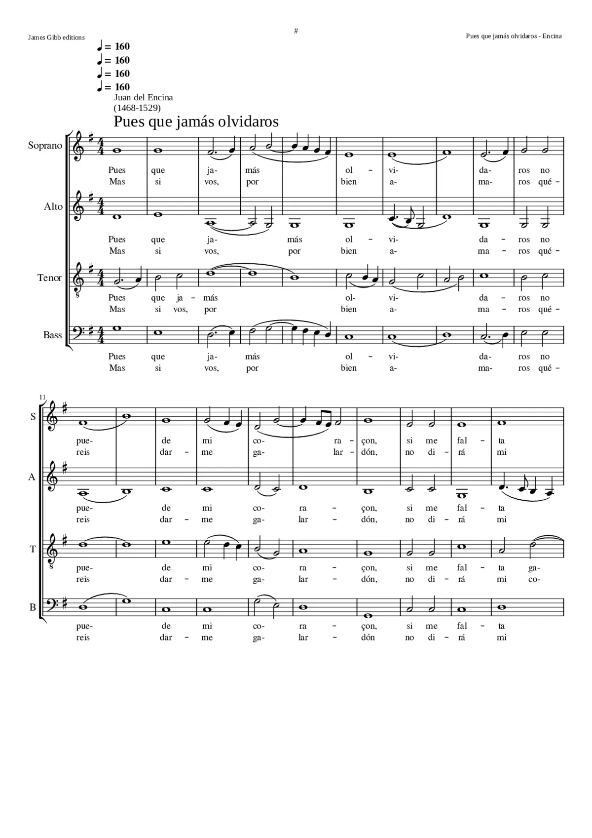 Pues que jamás olvidaros - Page 1