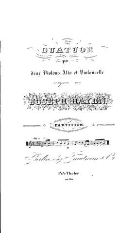 String Quartet in F major