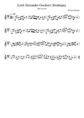 Lord Alexander Gordon's Strathspey