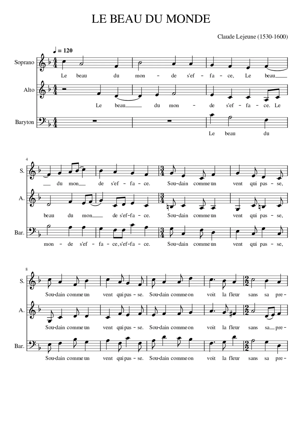 Le beau du monde - Page 1