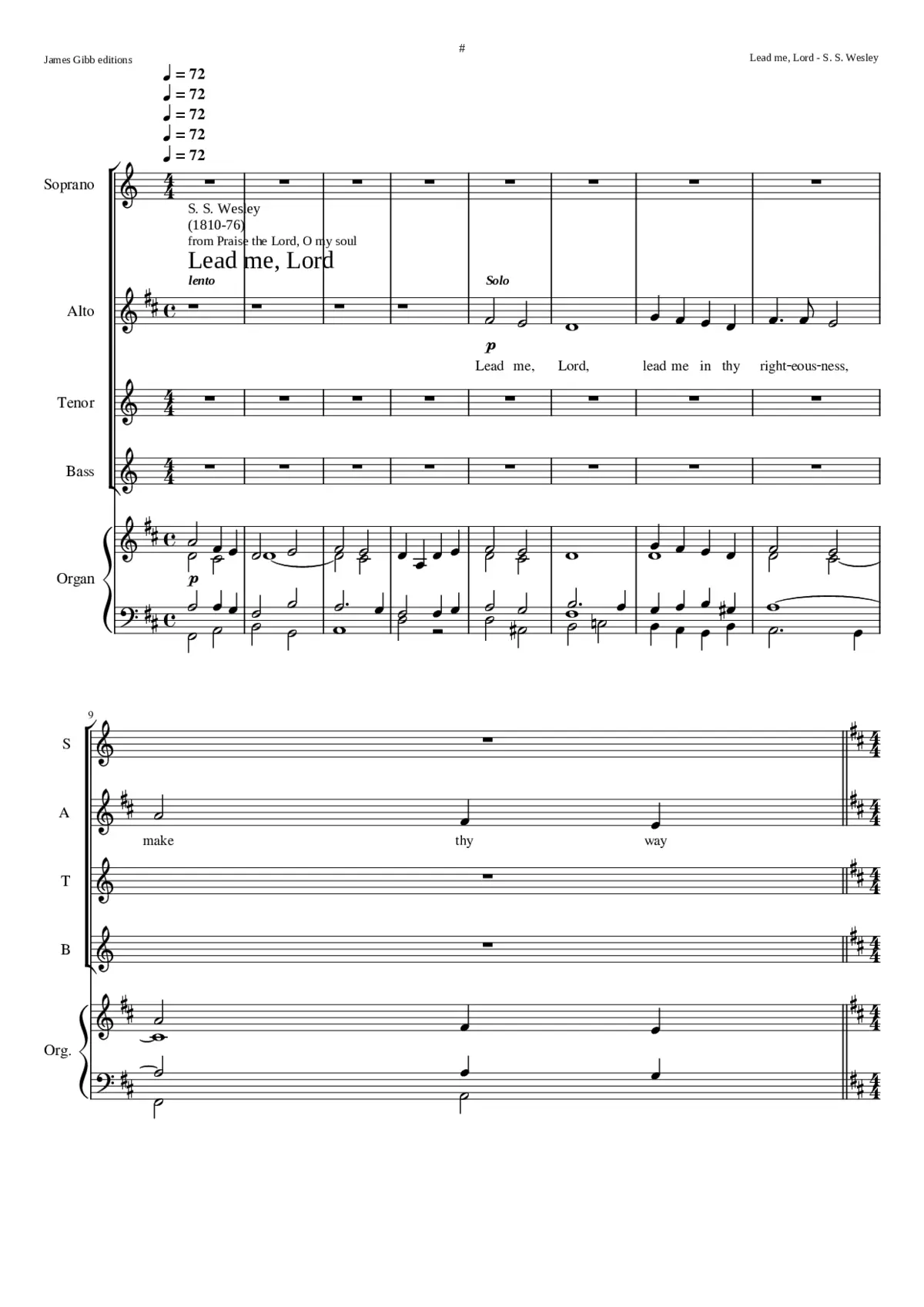 Lead Me Lord - Page 1