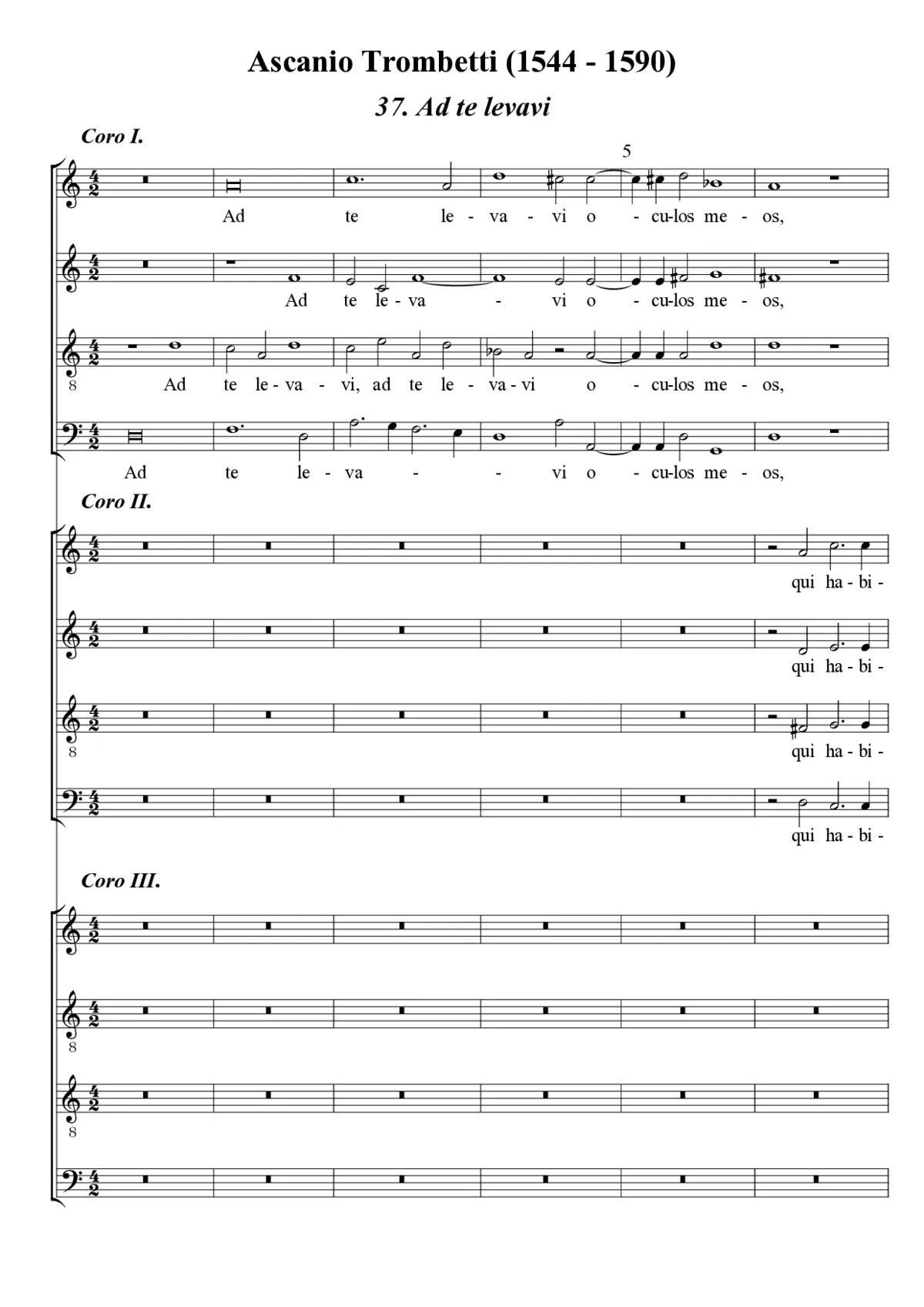 Ad te levavi oculos meos - Page 1
