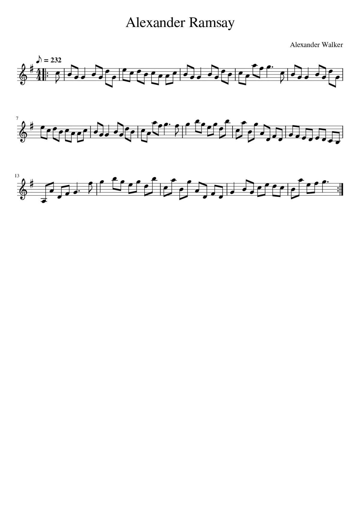 Alexander Ramsay - Page 1