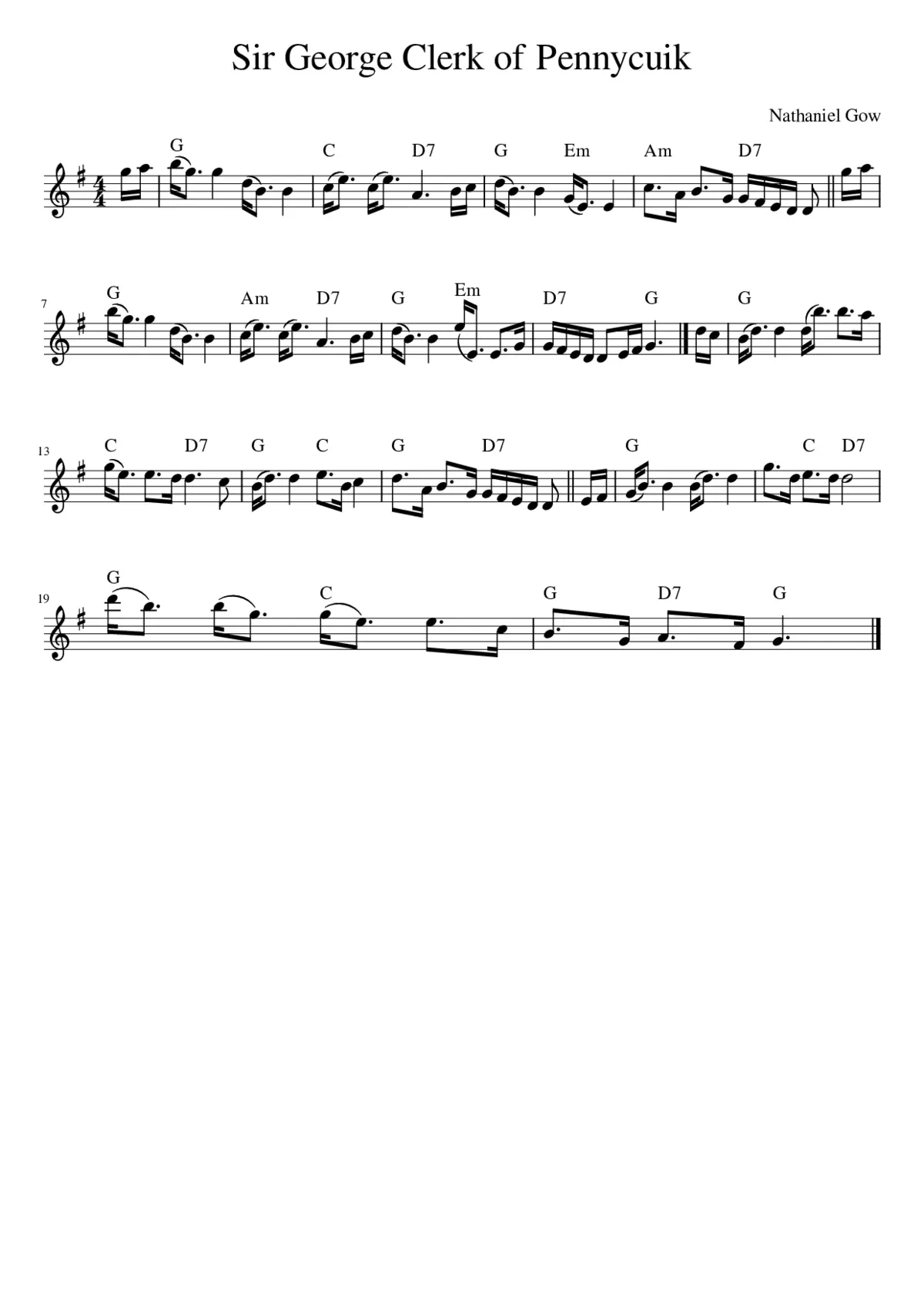 Sir George Clerk of Pennycuik - Page 1