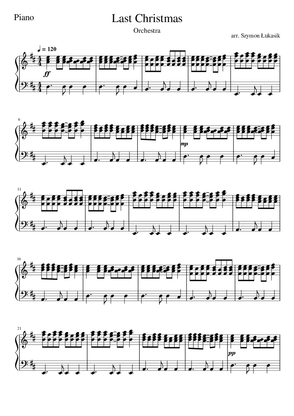 last christmas - Page 1