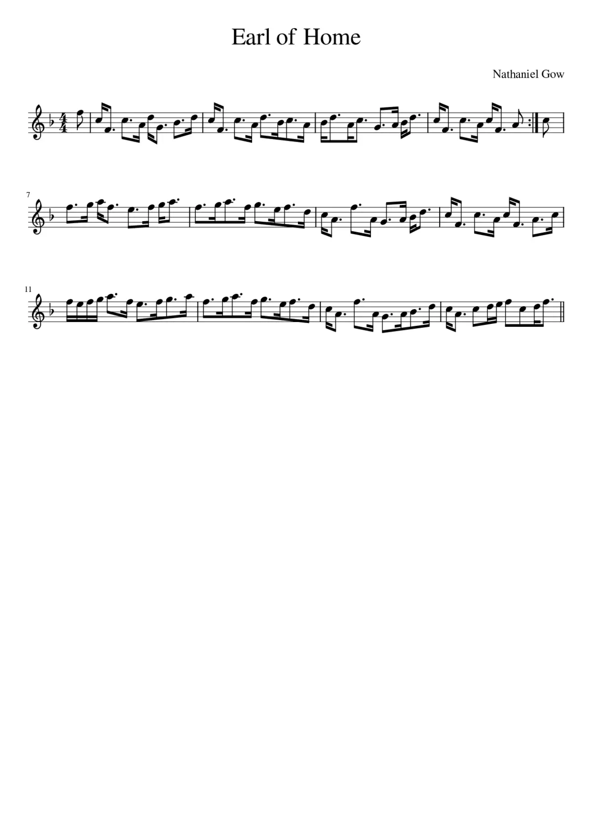 Earl of Home - Page 1