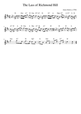 The Lass of Richmond Hill