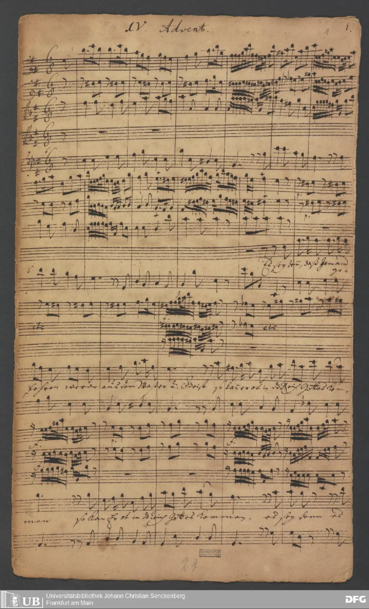 Es sei denn, dass jemand von neuem geboren werde - Page 1