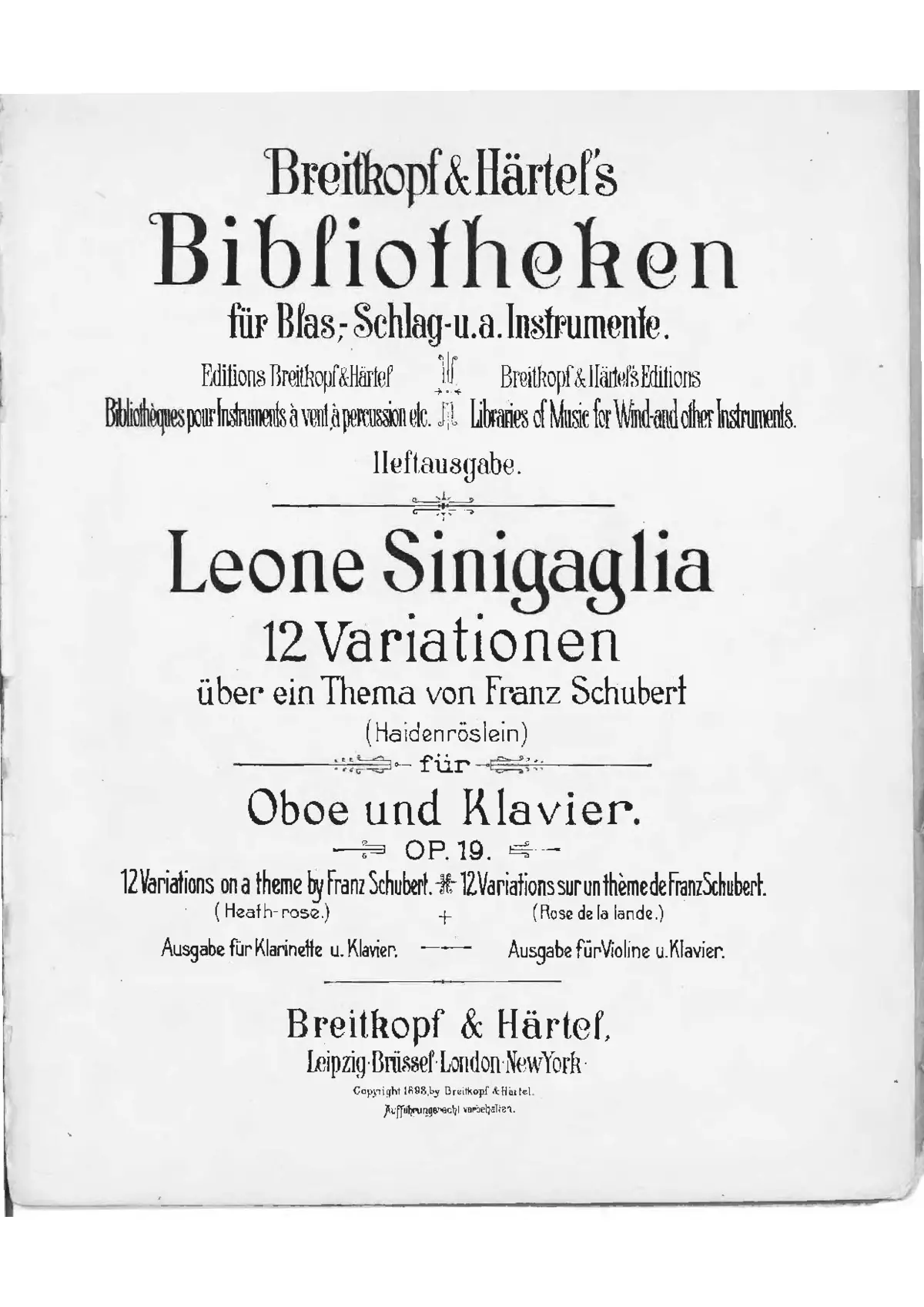12 Variations on a Theme by Franz Schubert - Page 1
