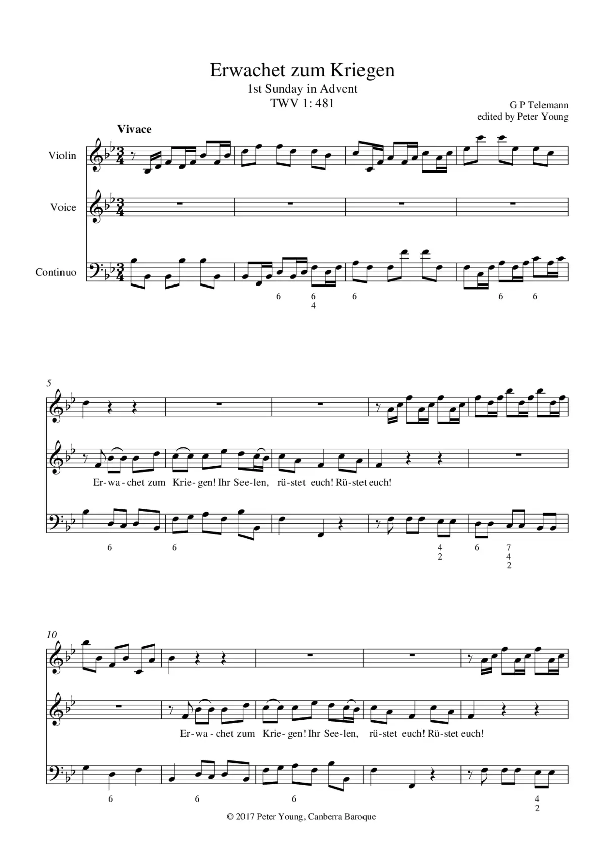 Erwachet zum Kriegen - Page 1
