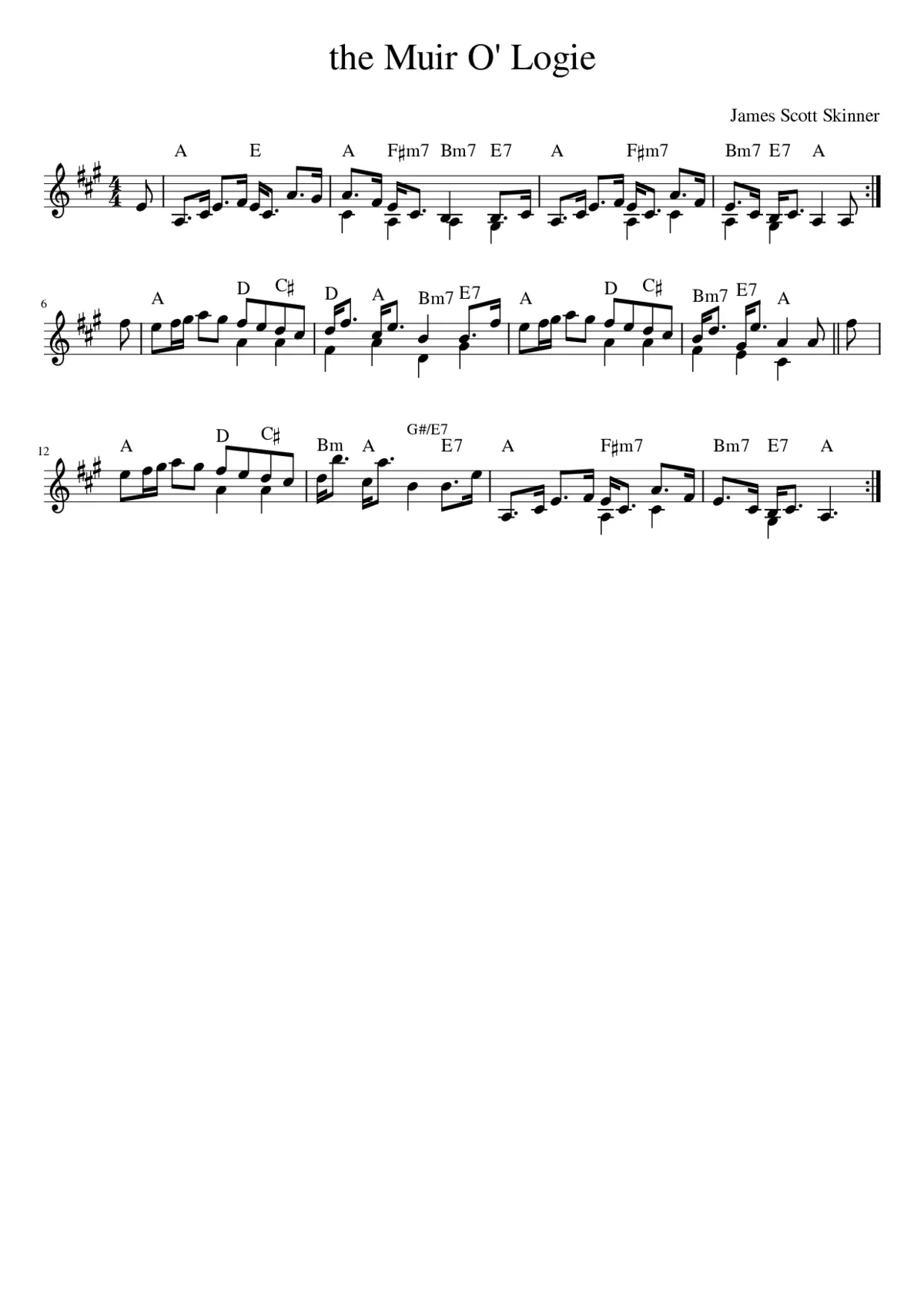 The Muir O' Logie - Page 1