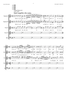 Quel augellin che canta