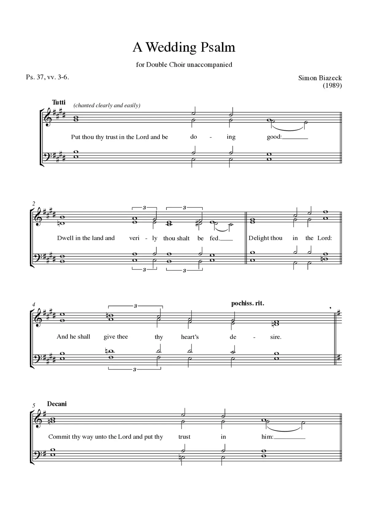 A Wedding Psalm - Page 1