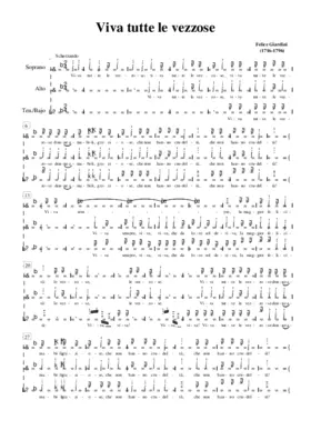 Viva tutte le vezzose