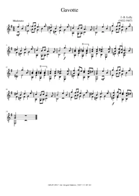 Gavotte in G minor