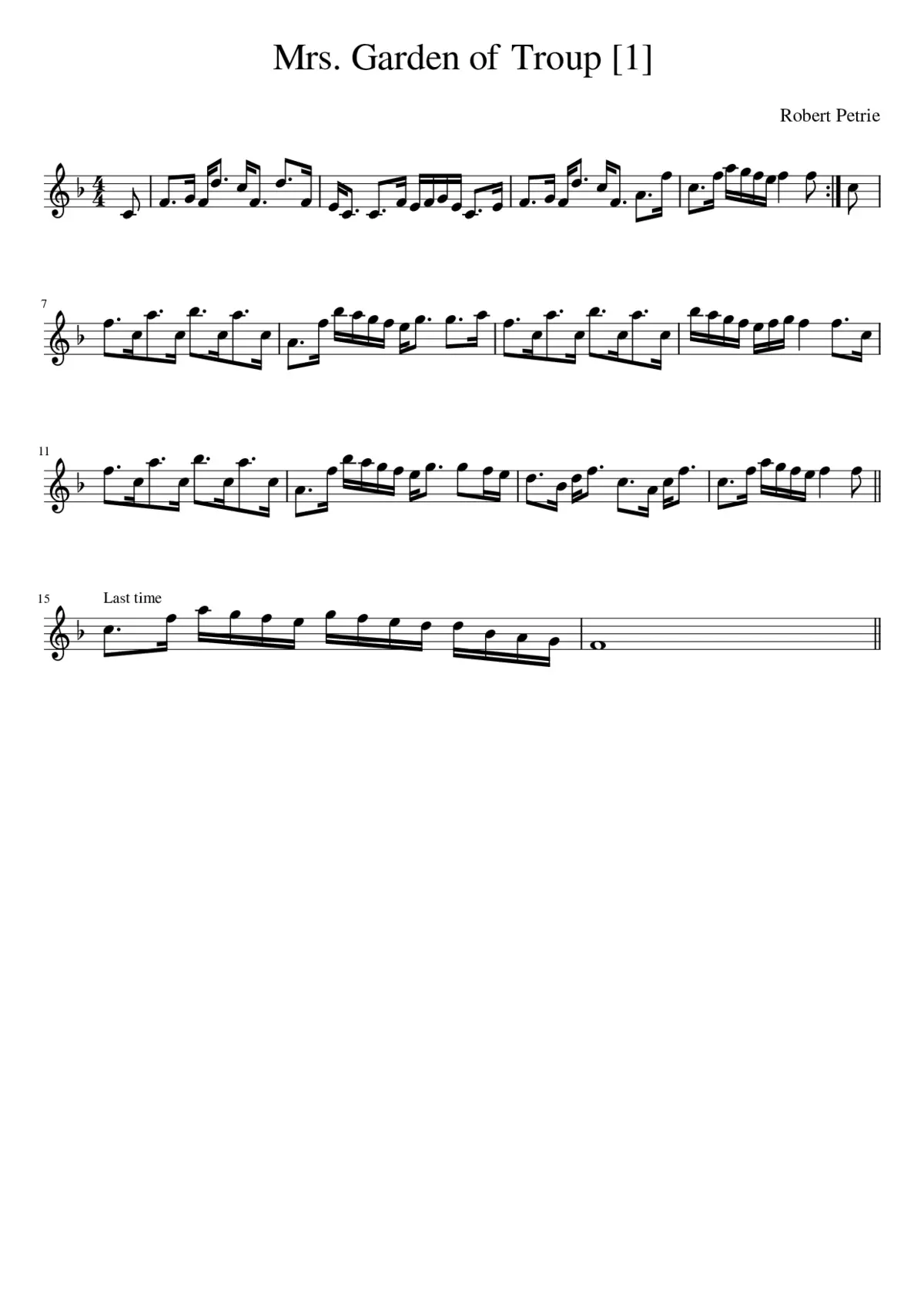 Mrs. Garden of Troup - Page 1