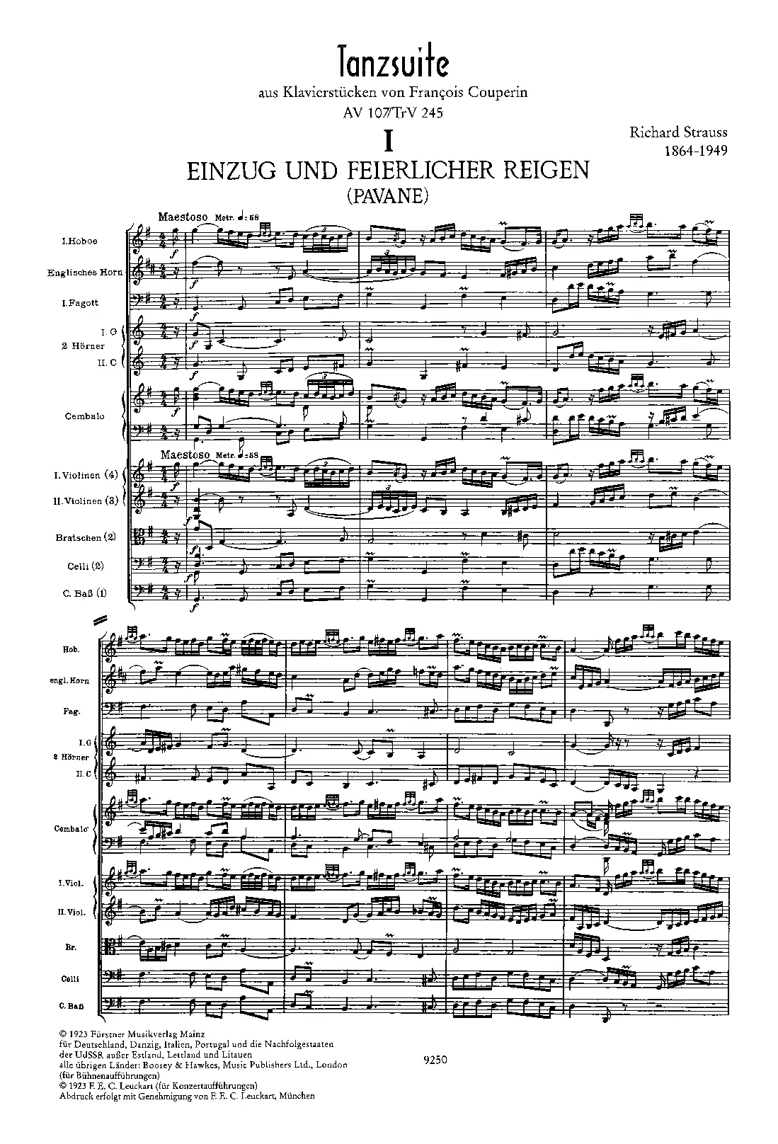 Tanzsuite aus Klavierstücken von François Couperin - Page 1