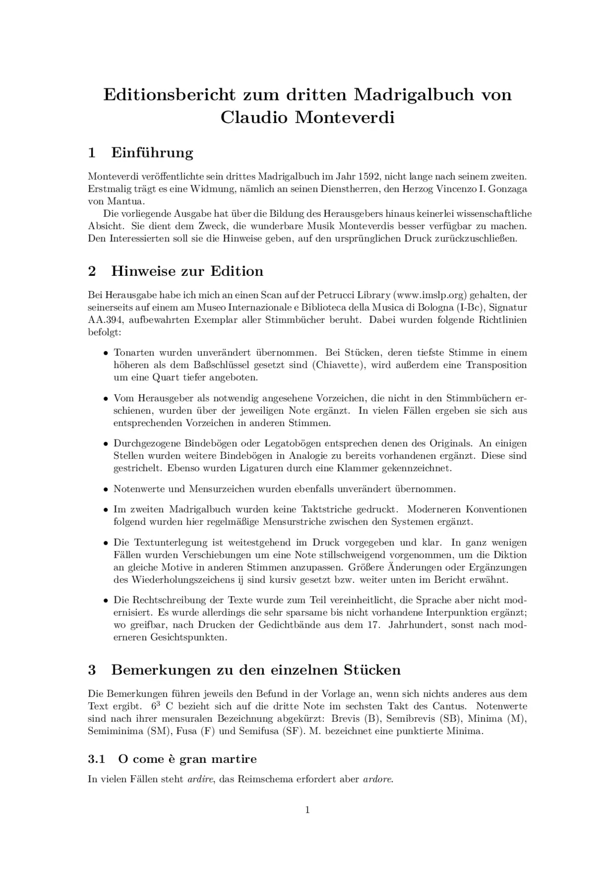 Il terzo libro de madrigali a cinque voci - Page 1