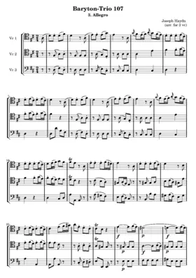 Baryton Trio in D major