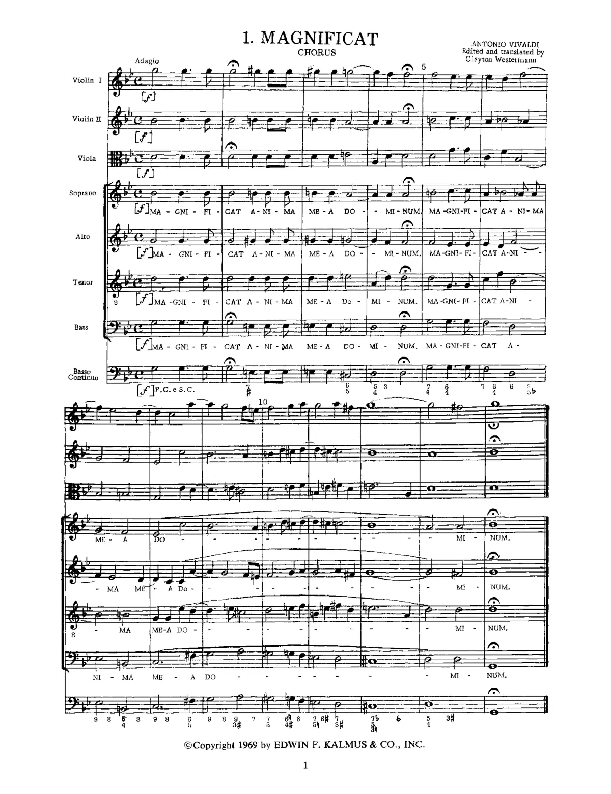 Magnificat - Page 1