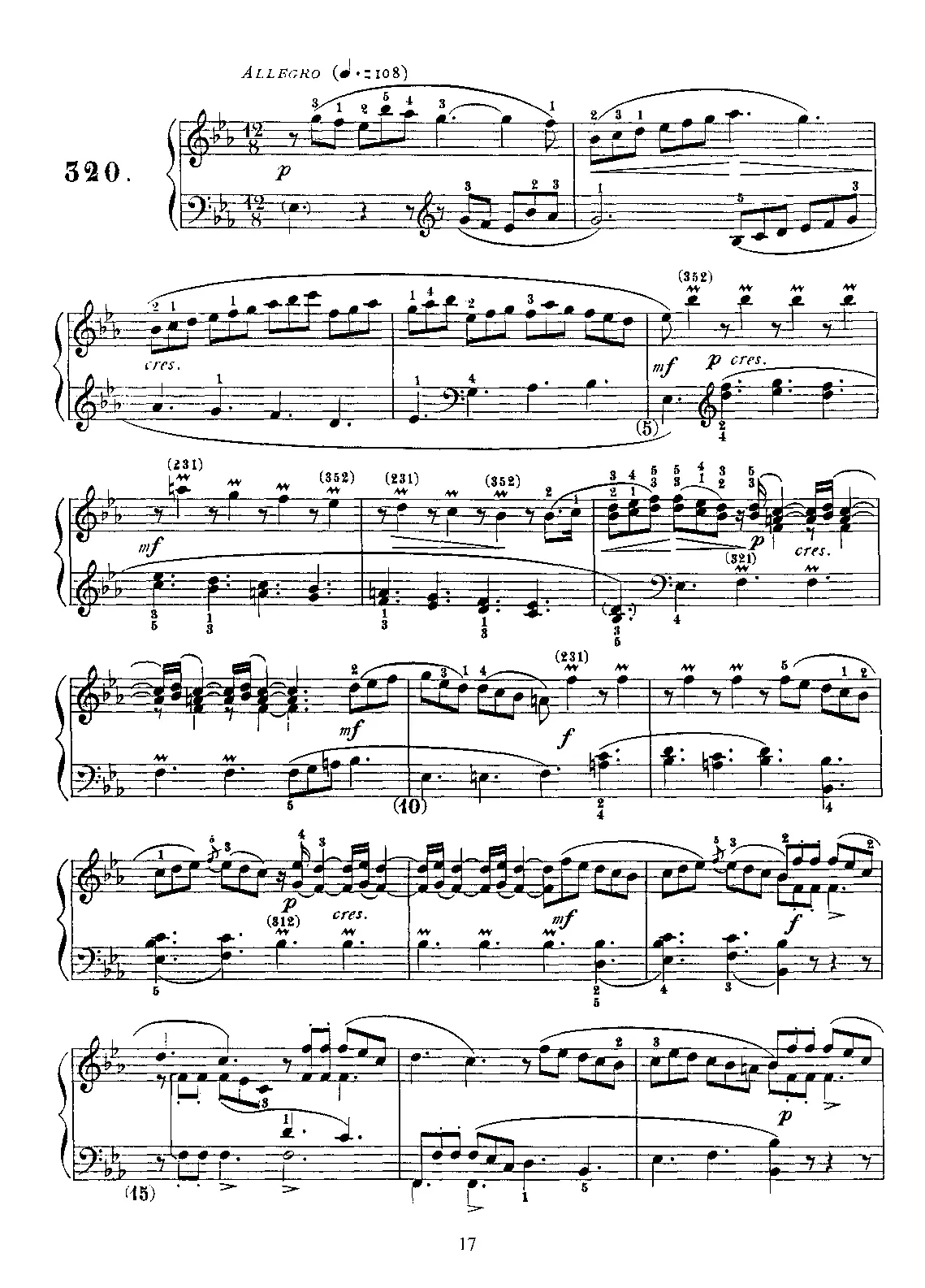 Keyboard Sonata in E-flat major - Page 1
